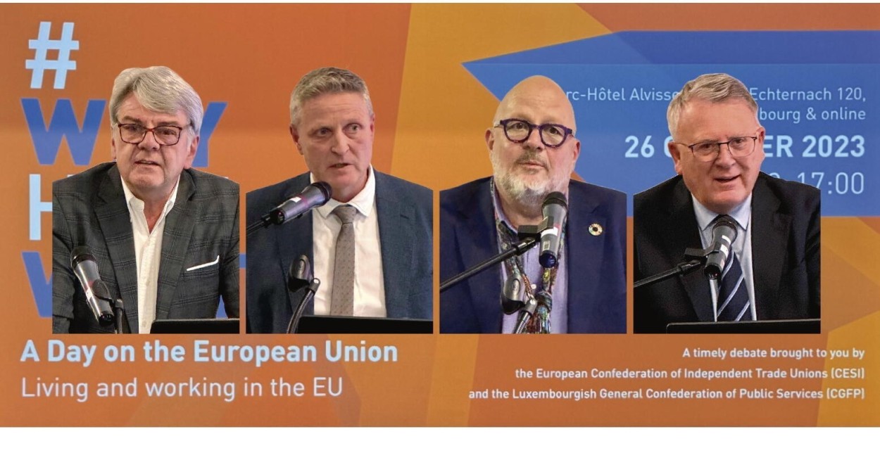 CESI-CGFP-Konferenz: Die EU-Bürger verstärkt einbinden