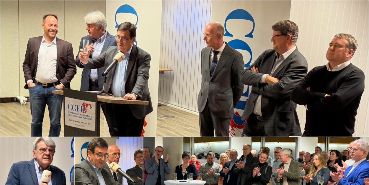 R&eacute;ception de Nouvel An de la CGFP : Coh&eacute;sion contre privatisation